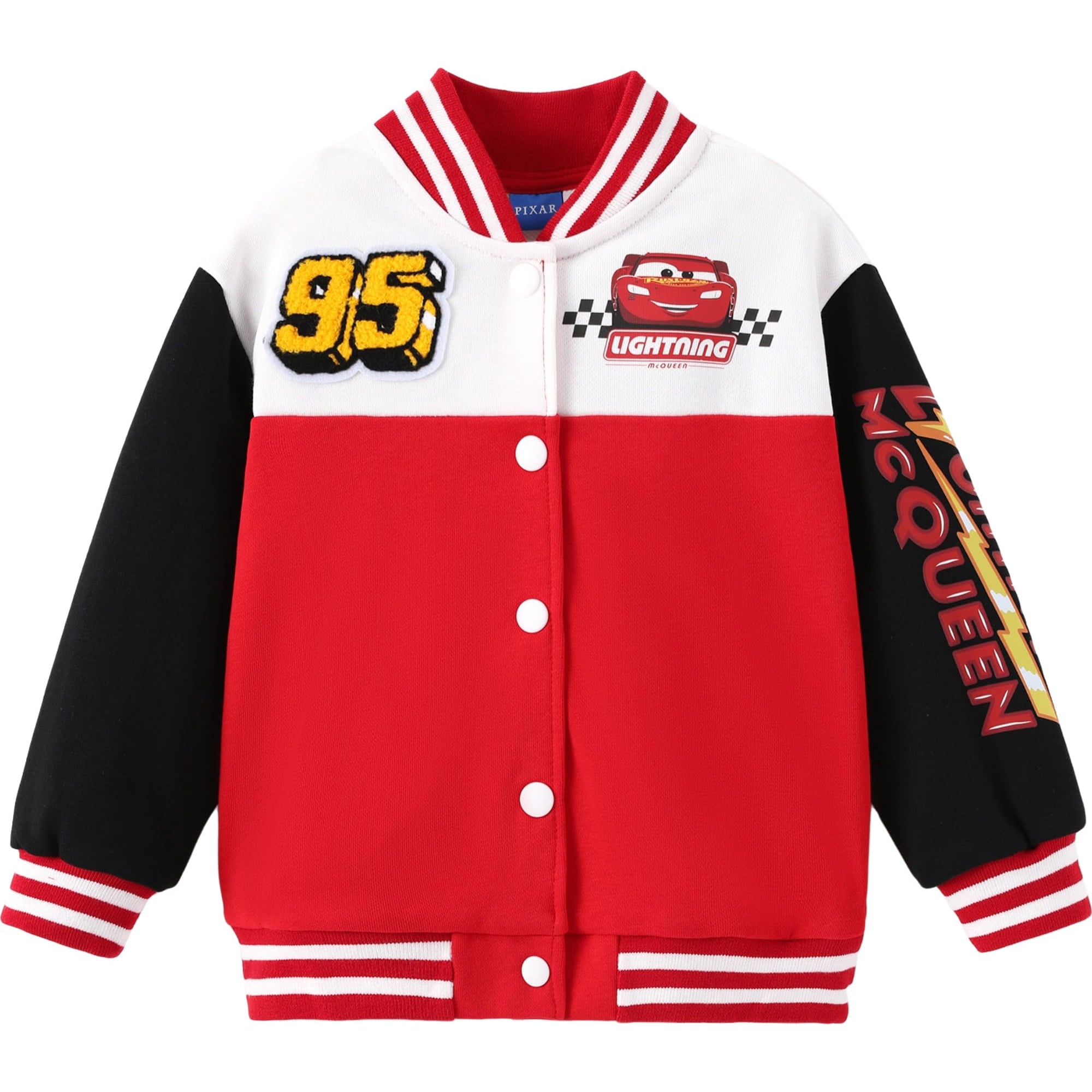 Chaqueta Bomber Varsity Disney Pixar Cars Lightning Mcqueen