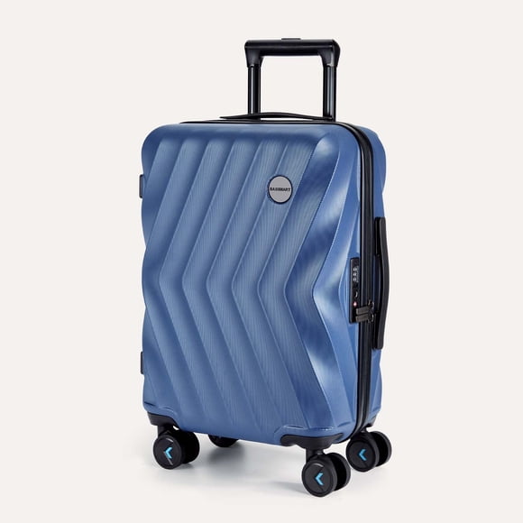 Bagsmart Maleta de Mano Globetrotter 21″ Rígida 35L Azul