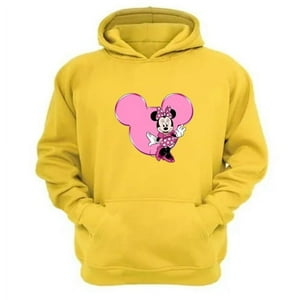 Genérico - Polerón Canguro Ratoncita M. Amarillo Talla S Unisex