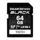 thumbnail image 1 of Tarjeta de memoria SDHC Delkin Devices Black Rugged de 64 GB, 1 of 4
