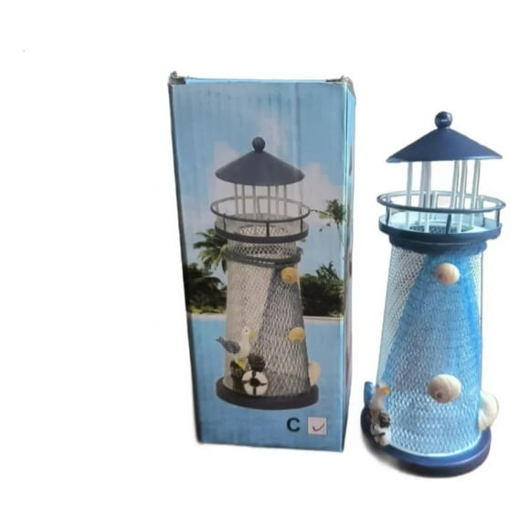 Set De 4 Lámparas De Mesa De Faro Náutico.
