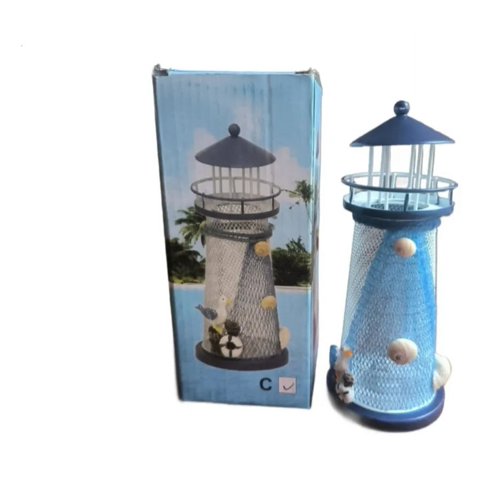 Dym - Set De 4 Lámparas De Mesa De Faro Náutico.