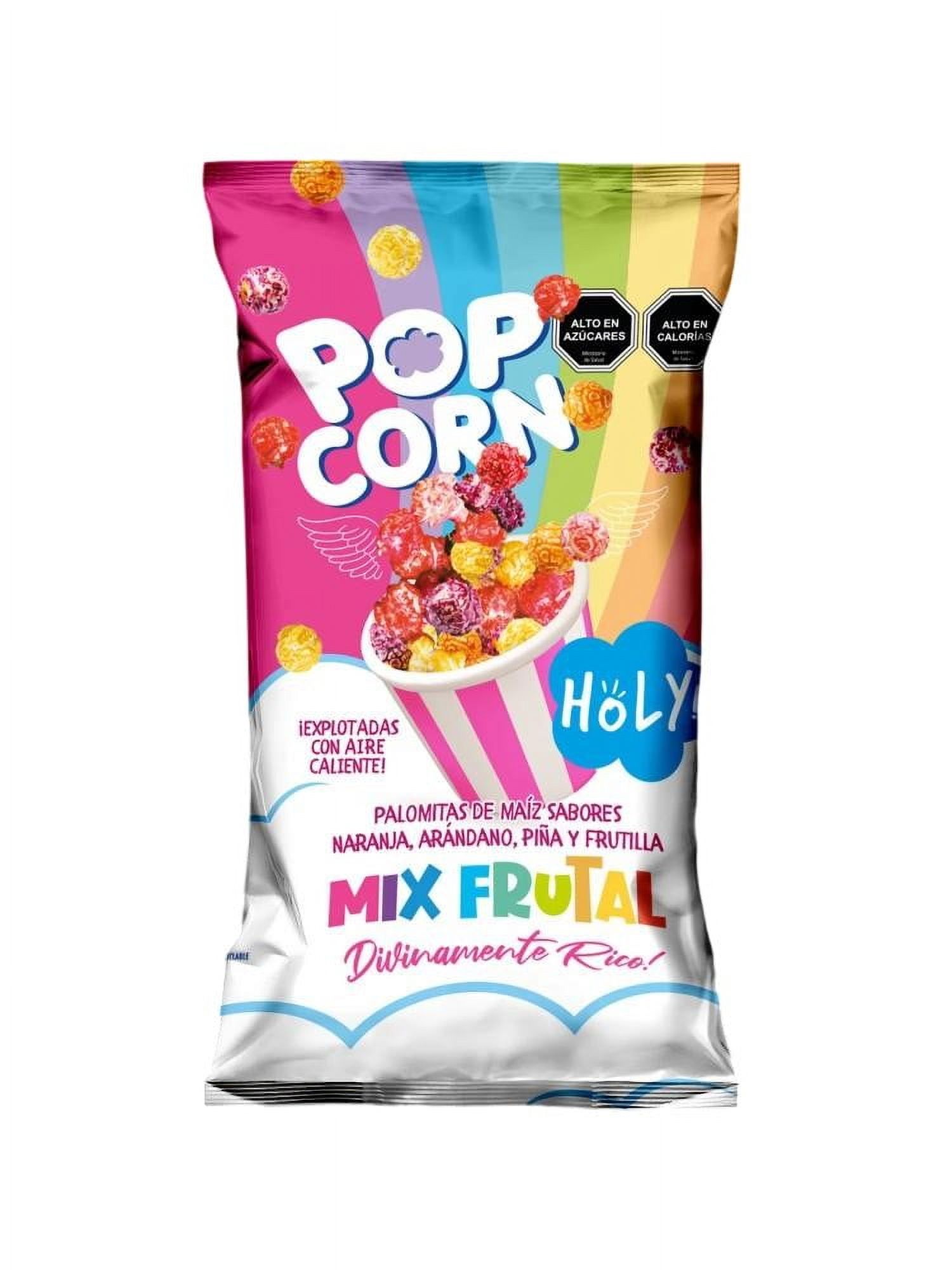 Popcorn Listos Mix Frutal 140G.Holy Pack 3 Unidades