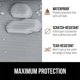 thumbnail image 4 of Revestimiento de estante Gorilla Grip DuraGuard, 17,5 x 30 cm, impermeable, gris, 4 of 9