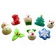 thumbnail image 1 of Christmas Squishies de goma multicolor, paquete de 20 unidades, Zorbitz, 1 of 1