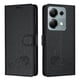 thumbnail image 5 of Funda tipo cartera FOXDOCK para Xiaomi Redmi Note 13 Pro 4G con soporte, ranuras, RFID, diseño de gato, 5 of 5