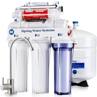 Sistema De Filtración De Agua Ispring Rcc7Ak-Uv De 7 Etapas Para Debajo Del Fregadero