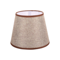 Importclick - Pantalla Vestido Lámpara Repuesto Redonda 25X16.5X20 Cm E27 Beige