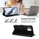 thumbnail image 4 of iPhone 12/12 Pro Funda Billetera con Estampado de Gato, Negro, 4 of 6