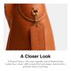 thumbnail image 4 of Bolso de hombro Coach Brooklyn de cuero natural, 4 of 7