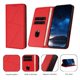 thumbnail image 4 of Funda Cartera Magnética para TCL 50 Protección Antichoque con Ranuras Rojo, 4 of 6
