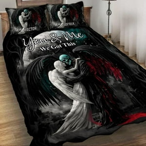 Milsleep - You And Me We Got This - Juego De Edredón Calavera Personalizado