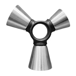 Magideal - Taza De Medición De Vino Taza Triple Jigger Suministros Fácil De Usar Jigger De Medición Cóctel Jigger Herramienta De Barman Para Home Cafe Travelling