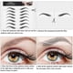 thumbnail image 4 of 6 hojas de pegatinas de tatuaje para cejas 4D, resistentes al agua, con efecto de pelo, para transferencia de cejas, para dar forma al arco, para mujeres, 66 pares (ceja de arco alto), 4 of 8