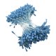 thumbnail image 1 of 1 paquete artificial mate cabezas dobles flor estambre pistilo azul marino, 1 of 5