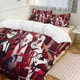 thumbnail image 1 of Juego De Ropa De Cama De Microfibra Con Funda Nórdica De Plumón De Hazbin Hotel, 1 of 3