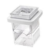 Ioensy - Divisor De Pescado Desmontable De Cajas De Vivero De Pescado Para El Cultivo De Pescado Para Bebés Use El Hogar Blanco