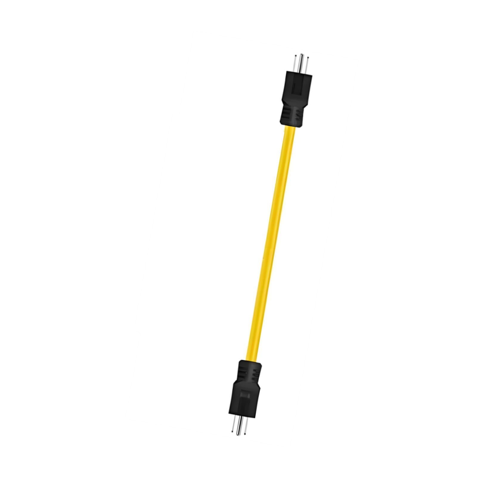 Magideal - Cable De Extensión Doble Con Enchufe Estadounidense Resistente Al Agua Y Al Frío