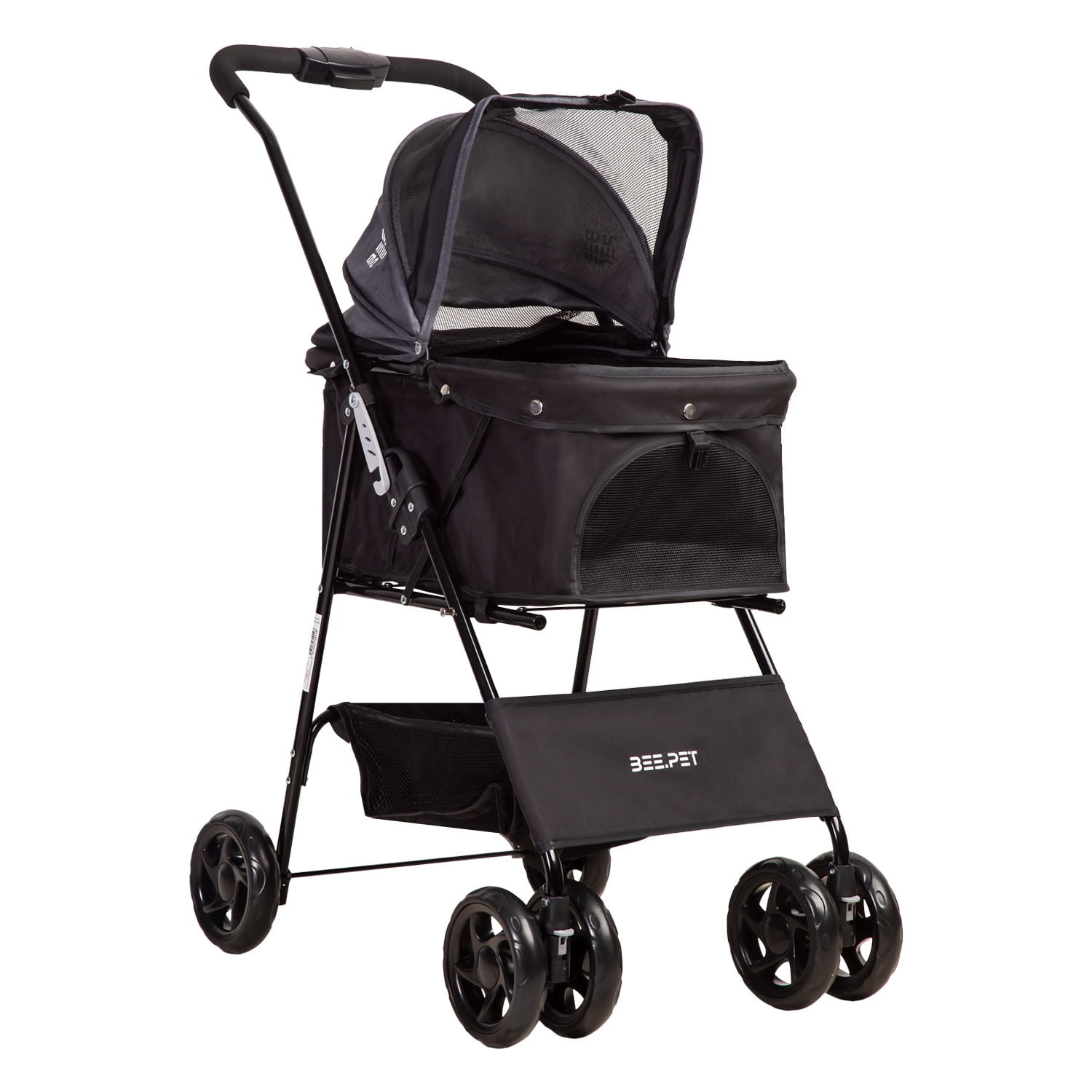 Bebesit - Coche Mascota Negro Bp02