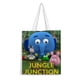 thumbnail image 1 of Jungle Junction Bolso de tela con estampado de lienzo para mujer, bolsa de compras reutilizable y estética, con cremallera interior, regalo para mujer,40*40cm., 1 of 6