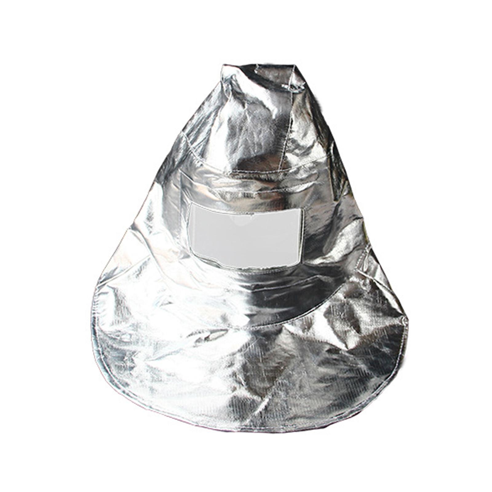 Ioensy - Casco Resistente Al Fuego Capucha Facial Resistente Al Fuego Portátil Para Horno De Leña Con Aceite
