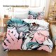 thumbnail image 1 of Yamato Bedding Set Single Twin Full Queen King Size Bed Set Aldult Kid Bedroom Duvetcover Sets bed sheet set Bed Sheets, 1 of 5