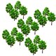 thumbnail image 4 of 50 unids árbol verde 8 cm modelo n escala dise?o tren ferrocarril greeney paisaje juguetes, 4 of 5