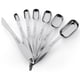 thumbnail image 1 of Juego de cucharas medidoras Spring Chef de acero inoxidable, 7 piezas, 1 of 9