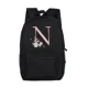 thumbnail image 1 of Personalized Girls School Bags Custom Letter with Name Print Backpack Kindergarten Children Schoolbag Teenage Kids Daypack Gifts, 1 of 3
