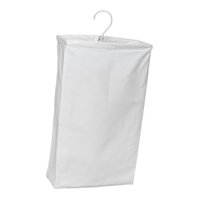 Bothyi - Cesta Para Ropa Sucia Colgante, Plegable, Para Puerta, Dormitorio, Color Blanco