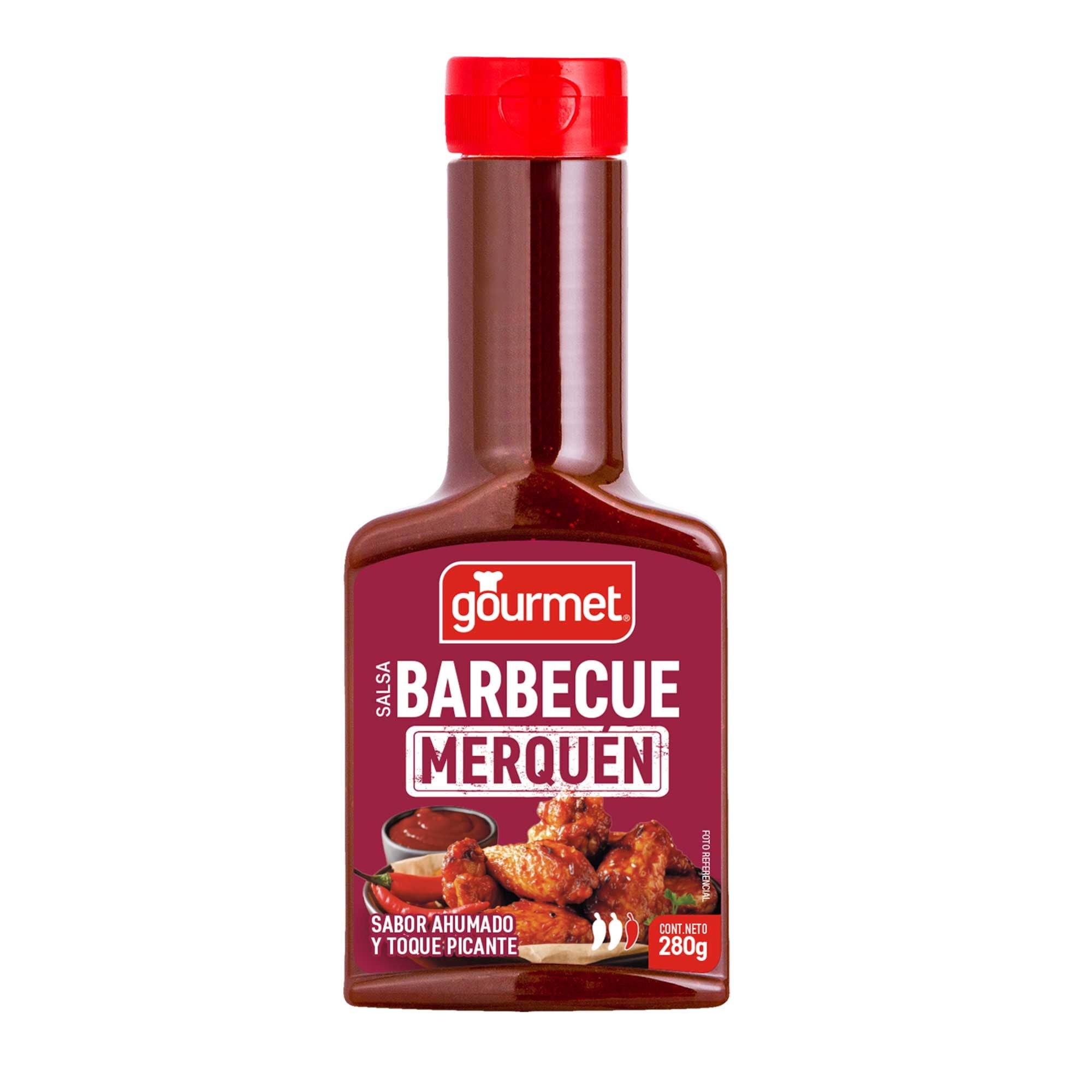 Salsa Barbecue Merkén Botella 280 g Gourmet