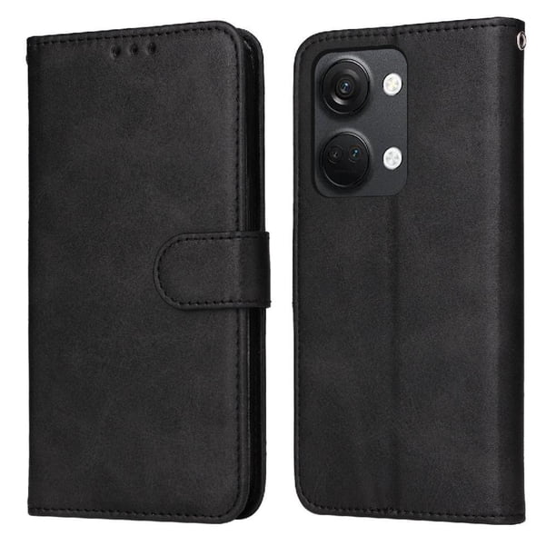 Funda Billetera para OnePlus Nord 3 con Porta Tarjetas y Soporte Ajustable Negro