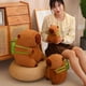 thumbnail image 3 of Peluche JPORSHU Carpincho 25 cm con Mochila de Tortuga, 3 of 4