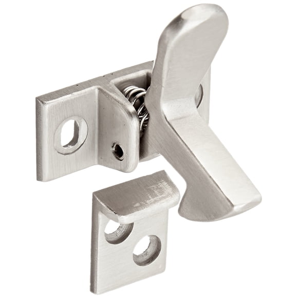 Tope de puerta Slide-Co 244691 con baño de níquel satinado