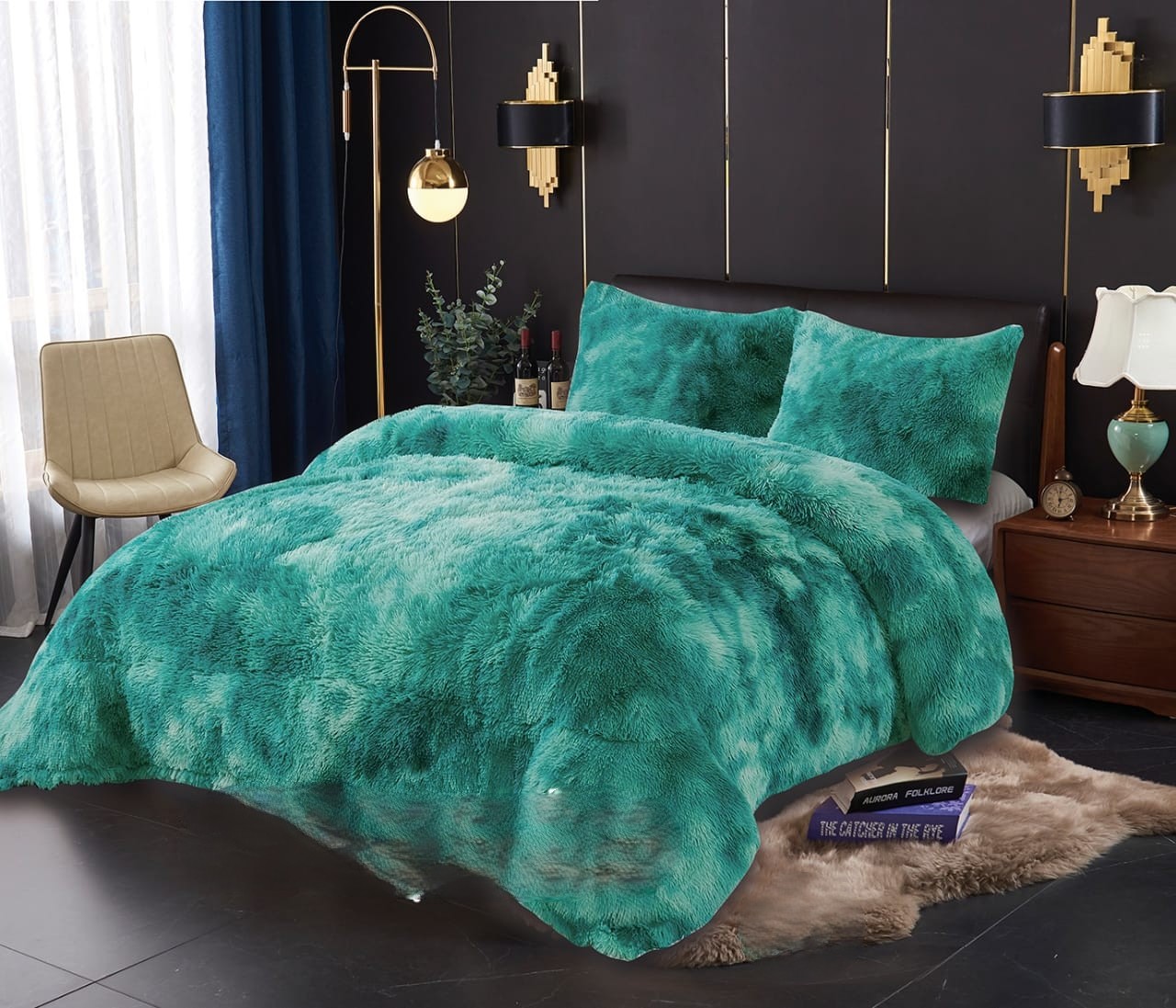 Angeles Del Hogar - Peludo Con Chiporro 2 Plazas Calipso Jaspeado