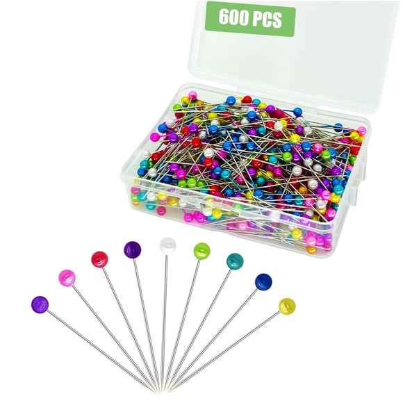 Alfileres Rectos 600 Unidades Para Tela 3 8 Cm