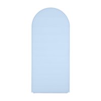 Magideal - Cubierta De Arco De Arco De Arco De La Boda Cubierta De Marco Moderno Con Telón De Fondo Arqueado Con Cremallera Para Propuesta Romántica Decoración Rosa Azul De 6.6 Pies