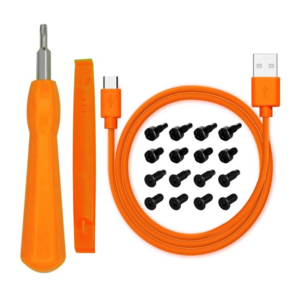 Destornillador CYJJZQ + Tornillos Ring y Cable (Naranja)