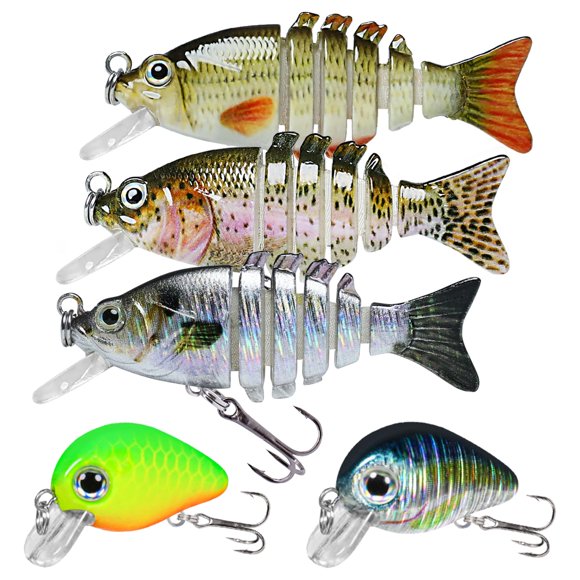 Señuelos de Pesca TRUSCEND Warrior SwimMax con Cuerpo Articulado