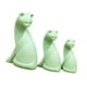 thumbnail image 2 of Figura De Gato En Miniatura 1/12, Adorno Coleccionable Para Decoración De Escritorio, Verde, 2 of 5