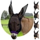 thumbnail image 1 of Máscara antimoscas HORSEHOODIES para burro pequeño, orejas largas, morado, 1 of 6
