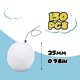 thumbnail image 2 of Pompones MORFEN 150 piezas 2,5 cm blancos de felpa para manualidades, 2 of 7