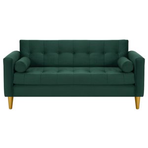 Bodevir - Sofa Retro 3C Felpa 01 Verde Botella