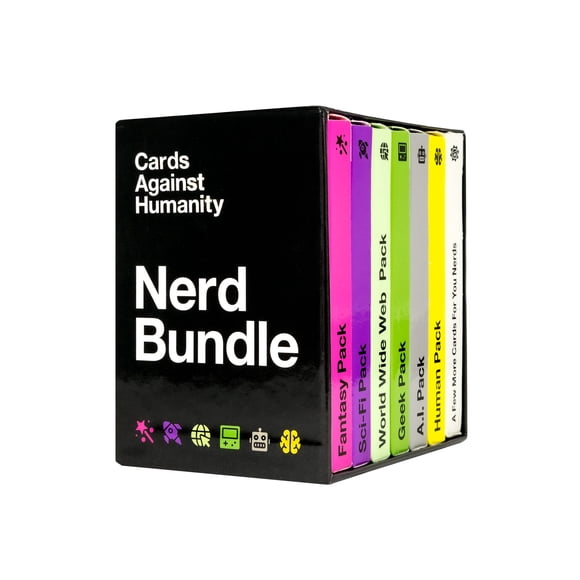 Juego de cartas Cards Against Humanity Nerd Bundle +17 años