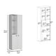 thumbnail image 3 of Mueble Despensa Konik 2 Puertas Blanco 170x30x60 Cm, 3 of 3
