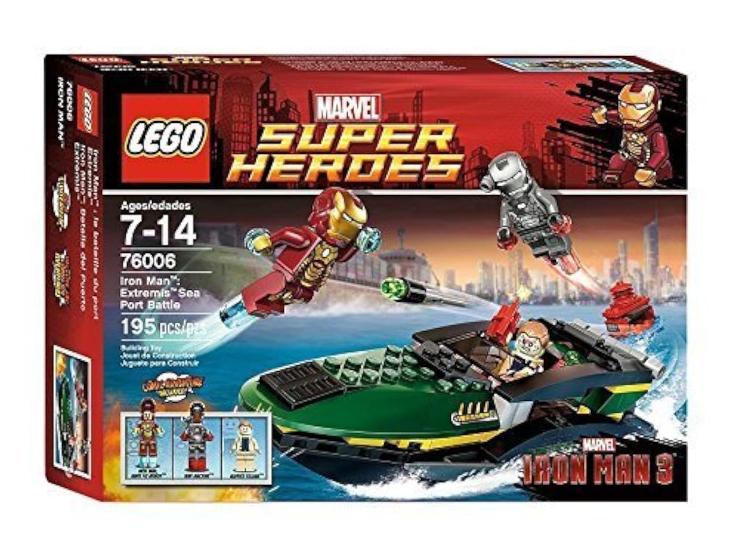 Juguete Lego Super Heroes Iron Man Seaport Battle 76006