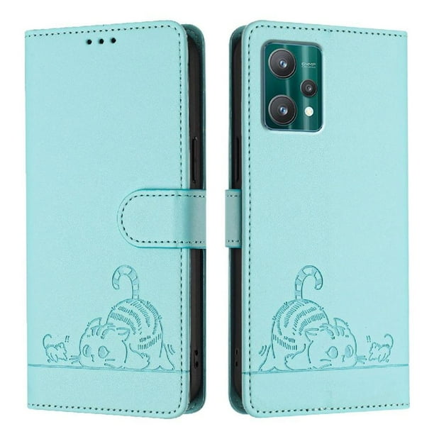 Funda tipo cartera FOXDOCK para Motorola Edge 40 PRO 5G con soporte, ranuras, RFID, diseño de gato