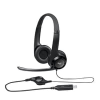 Logitech - Audifono Headset Con Microfono Usb H390 Negro