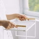 thumbnail image 4 of Repisa Organizador Multiuso Cocina Acero Madera 34cm Color Blanco, 4 of 6