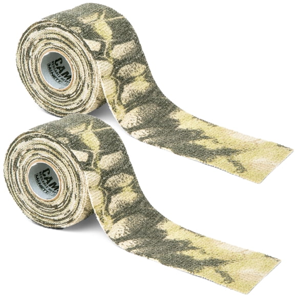Wrap GEAR AID Camo Form de tela camuflada 5 cm x 3,7 m, paquete de 2